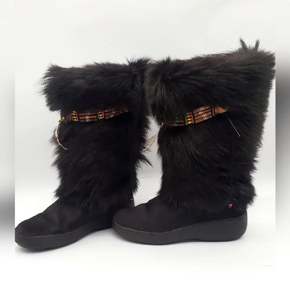 PAJAR Fur Goat Winter Ski Boots 40 - Picture 8 of 16